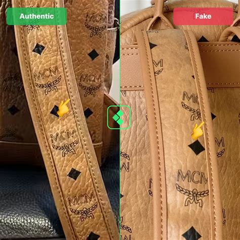 authentic mcm bag vs fake|bag mcm original.